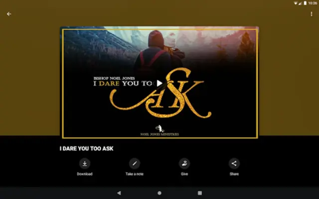 Noel Jones Ministries / C.O.R. android App screenshot 0